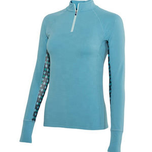 Camiseta Térmica de Manga Larga para Mujer, Diseño Personalizado, Poliéster y Spandex, para Equitación, Tallas Grandes, Precio al por Mayor - Product Image 2