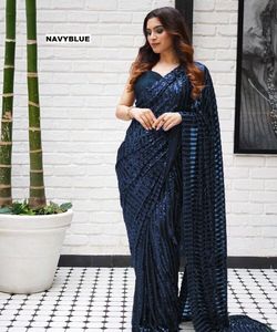 Vêtements de soirée brodés indiens pour femmes, nouvelle collection, toutes tailles et couleurs, en tissu net, nouvelle collection, prêt à l'emploi - Product Image 1