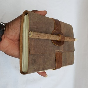 Carnet en cuir, style crayon, journal personnel, carnet en cuir, accessoires de papeterie - Product Image 2