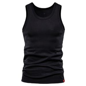 Haute qualité nouveau Design solide décontracté débardeur hommes Fitness Gym respirant écologique Muscle Stringer course Logo personnalisé - Product Image 1