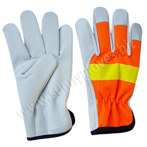 Best Selling Customize Logo Goat Skin Leather Working <b>Driver</b> <b>Gloves</b> by Sunny <b>Gloves</b> - Product Image 2