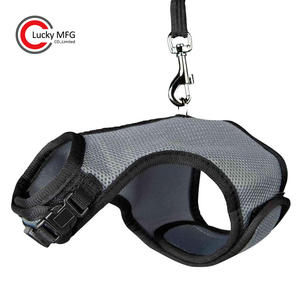 Rompi jaring antilembap, kain nilon, dapat disesuaikan, <span class=keywords><strong>harness</strong></span> kelinci dan tali untuk anak kucing kecil, hewan peliharaan, kelinci Belanda, kelinci berjalan - Product Image 6