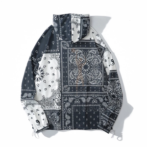 New Arrival Hoodies <b>Men</b> Custom Logo Oversized Hip Hop Cotton <b>Bandana</b> Hoodies - Product Image 6
