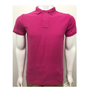 De Polo de los hombres 100% camisetas de algodón de color sólido 100% algodón de manga corta Camisa de polo - Product Image 1