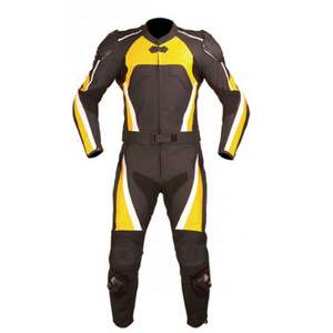 Formula1 Industries FI-6001 Pakistan Made Men's Motorbike Leather Suit Two Piece Cheap Design <b>Waterproof</b> Breathable High Quality - Product Image 3