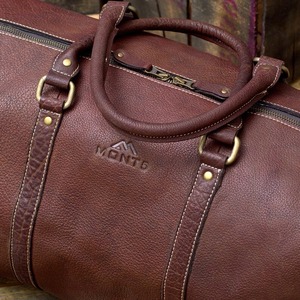 Bolso de Mano de Cuero Genuino para Ordenador Portátil, Bolsa de Deporte con Diseño de Caramelo, Estilo Vintage, para Viaje Nocturno, Unisex - Product Image 3