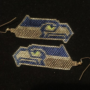 pendientes de cuentas Creaciones hechas a mano - Product Image 1
