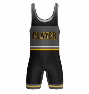 ชุดนักมวยปล้ำแบบซับลิเมชั่นรุ่นใหม่จากโรงงานผู้ผลิต (OEM) ขายส่ง ออกแบบเองได้ ราคาถูก พิมพ์โลโก้ด้วยซิลิโคนเจล - Product Image 4