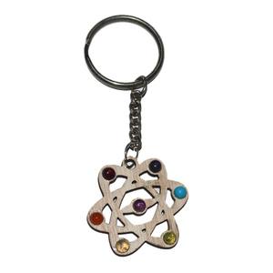 Porte-clés Galaxy Seven Chakra | porte-clés chakra en gros bijoux en pierre de guérison Chakra - Product Image 1
