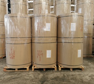 กระดาษแข็งม้วนจัมโบ้ (CK) น้ำหนัก 450 แกรมต่อตารางเมตร แบบพับได้ 400j/ตร.ม. ใช้สำหรับบรรจุภัณฑ์หลอดกระดาษเกลียวสำหรับสิ่งทอที่มีความแข็งแรงสูง - Product Image 4