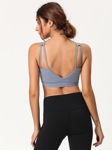 Womens Sports Bra Seamless Plus Size Fitness Vest Padded Active Sport Bra - Product Image 2