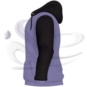 Sanzaf Enterprises Chaqueta de lana de alta calidad para hombre Tela tejida con cuello con capucha roja y negra con patrón de bordado Unisex - Product Image 6