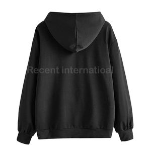 Sweat-shirt d'hiver pour homme à logo brodé personnalisé, en molleton écologique respirant et à séchage rapide, coupe ample, marque privée - Product Image 4