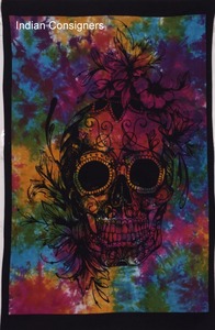 Petite belle décoration d'intérieur tenture murale à la main fleur coton tapisserie affiche porte décor par les expéditeurs indiens - Product Image 4