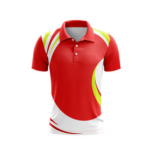 Polo antiarrugas cómodo de alta calidad, tejido de punto deportivo transpirable, diseño de logotipo personalizado, patrón sólido, venta al por mayor - Product Image 2