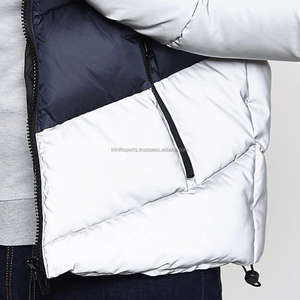 OEM personalizado 100% nailon hombres ganso abajo acolchado burbuja Puffer pato abajo ganso abajo chaqueta para hombres - Product Image 6