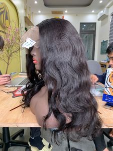Cuticle Aligned Long <b>Body</b> <b>Wave</b> Wig Virgin Natural Fashion Color Silky Straight <b>Wave</b> Machine Double Weft - Product Image 2