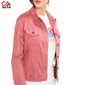 Plus Size Breathable Cotton Denim <b>Jackets</b> <b>for</b> <b>Women</b> Waterproof & Eco-Friendly - Product Image 2