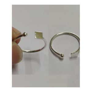 10 bagues en argent Sterling Double, vente en gros - Product Image 1