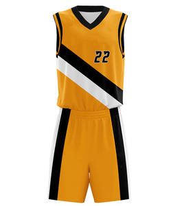 Pantalones cortos de baloncesto profesionales al por mayor impresión por sublimación personalizada uniforme de la mejor calidad para jugadores nuevo modelo en blanco para el nombre del equipo - Product Image 3