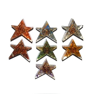 D'orgone 5 Étoiles Chakra Pierres Ensemble pour La Guérison - Product Image 1
