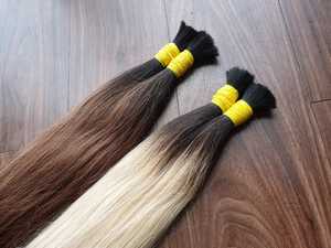 สีบลอนด์ขนาดใหญ่60ซม.,สีบลอนด์จำนวนมาก,ความยาวเต็มสุดหนาจากบนลงล่างสุด - Product Image 6