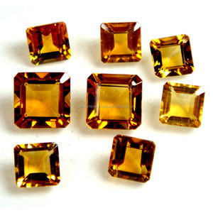 Piedra Natural tallada de citrino de 1 quilate, forma de corazón, tamaño de 10x10MM, Gema suelta de buena calidad, piedra de nacimiento, fabricación de joyería de citrino Natural - Product Image 5