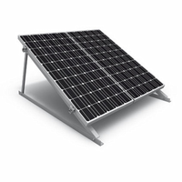 Installation de montage solaire sur tôle de toit Supports de montage de panneaux solaires Angle