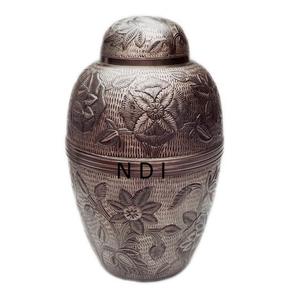 Urnas de Cremación de Metal de Latón con Diseño de Mariposa, Acabado Antiguo, para Cenizas Humanas Adultas, Equipo para Servicios Funerarios - Product Image 2