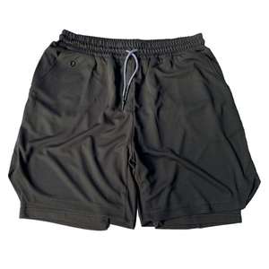 Short de Sport en Polyester à Séchage Rapide pour Homme, Grande Taille, Respirant, Jogging, Style Décontracté, Poche, Sortie Écouteurs, Bermuda - Product Image 6