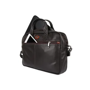 Design Business Genuine Leather 14 Inches Laptop Bag from Trusted Supplier