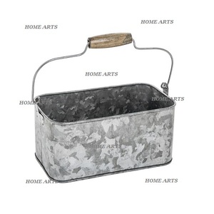 Porta Cubiertos Galvanizado con Mango de Madera, Tamaño y Forma Personalizados, Porta Utensilios a Precio Accesible - Product Image 3