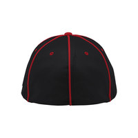Casquette Snapback Sportive Personnalisée de Qualité Supérieure à 6 Panneaux, Visière Plate, Logo en Caoutchouc, Résistante à l'Eau, Perforations Découpées au Laser, 100% Polyester
