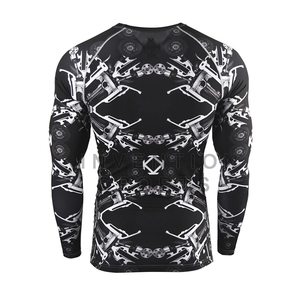 Protectores de erupción de sublimación personalizados de alta exigencia, ajuste de compresión, tela que absorbe la humedad, ropa deportiva, protectores de erupción a la venta - Product Image 2