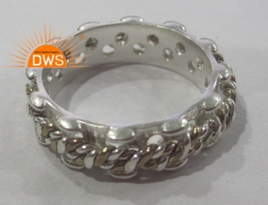 Fine Sterling Silver <b>Spinner</b> Band <b>Ring</b> Silver Jewelry for Women Gift for Her Party <b>Ring</b> - Product Image 4