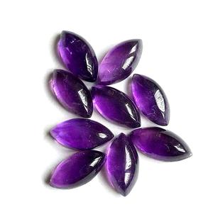 Vente en gros de cabochon en forme de marquise calibrée en améthyste pour la fabrication de bijoux, prix par - Product Image 2