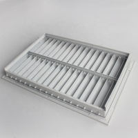 Grilles d'air de plafond à retour fixe en aluminium Hvac Noyau articulé
