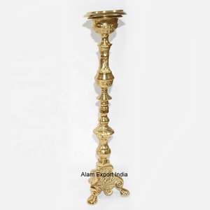 งานแกะสลักอะลูมิเนียมสีทองสไตล์บาโรก ขนาดกลาง 16-24 นิ้ว - Product Image 1