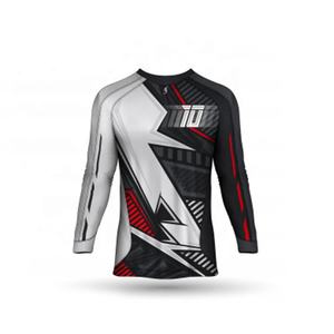 Maillots de course imprimés de chemises de course Pit Crew de course de sublimation bon marché à col en O personnalisés pour un style maximal - Product Image 2