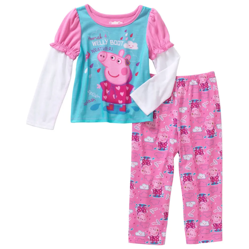 Conjunto de ropa de 2 piezas para niños, Top inferior, en variedad de colores, precio al por mayor