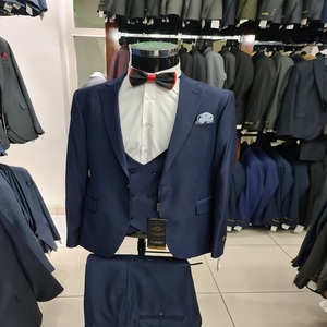 Nuevo Traje de Hombre de Negocios de Tres Piezas, Estilo Británico, Corte Entallado, Traje de Boda Multicolor, Traje de Padrino de Gran Tamaño - Product Image 6