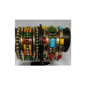 <b>Beads</b> Gemstone Bangles in Different Designs - Product Image 5
