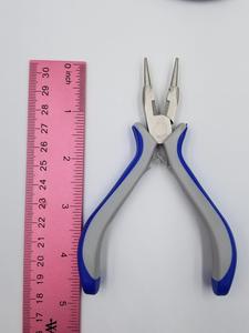 Coupeur latéral-pince à nez rond Outils d'extension de cheveux à poignée plate - Product Image 2