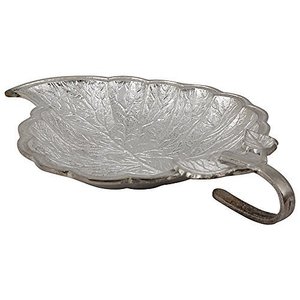 Plateau de service en aluminium argenté/marron de haute qualité, vente chaude de luxe, plateaux modernes en aluminium poli, plateau de service fantaisie - Product Image 6