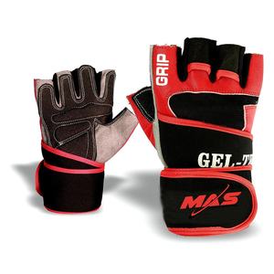 Guantes transpirables antideslizantes para entrenamiento de gimnasio para hombres y mujeres, guantes deportivos para entrenamiento de levantamiento de pesas hechos de cuero - Product Image 1