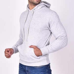 Sudadera con capucha de alta calidad, diseño personalizado, bordado estampado de talla grande, 100% de algodón, jersey de cuello redondo para hombre, Sudadera con capucha para hombre - Product Image 4