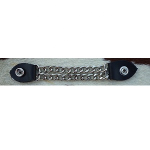 Premium quality custom color new design Genuine leather Eagle Punch Double Chain vest Extender USA 2026 - Product Image 4
