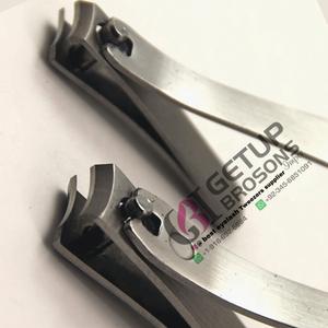 เครื่องมือความงามบรรจุภัณฑ์แบบกำหนดเองได้,ที่ตัดเล็บสีดำแบบมีสไตล์ทำจากสเตนเลสสตีลพร้อมโลโก้ของคุณเอง - Product Image 5