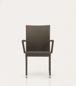 Mini table de jardin en rotin et carcasse en aluminium à la mode moderne Ensemble de chaises pour mobilier d'extérieur d'hôtel - Product Image 2