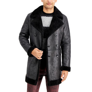 Manteau en cuir noir pour hommes, veste en cuir véritable pour moto, soins de qualité supérieure, fabrication sur mesure, vente en gros, nouvelle collection 2023 - Product Image 4